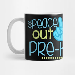 Peace Out Pre-K  End Of School Year Teacher Student Mug